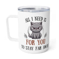 Load image into Gallery viewer, Grumpy Cat Insulated Mug - MrsClutterWorth
