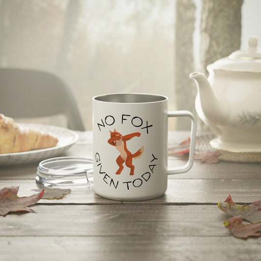 No Fox Insulated Mug - MrsClutterWorth