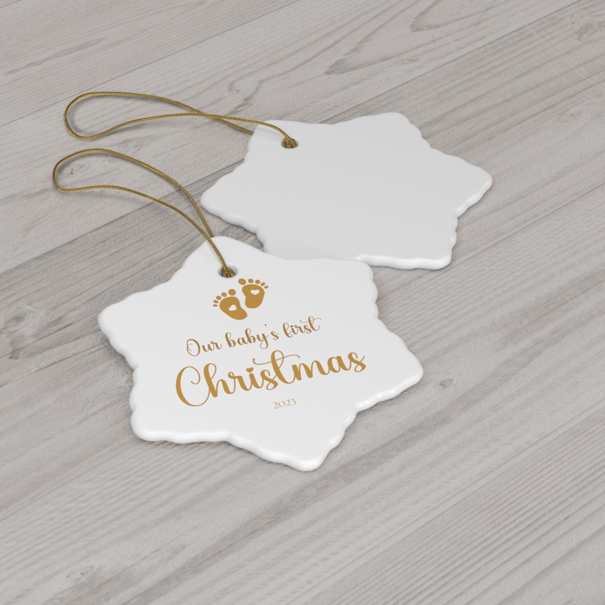 Baby’s First Christmas Ornament - MrsClutterWorth