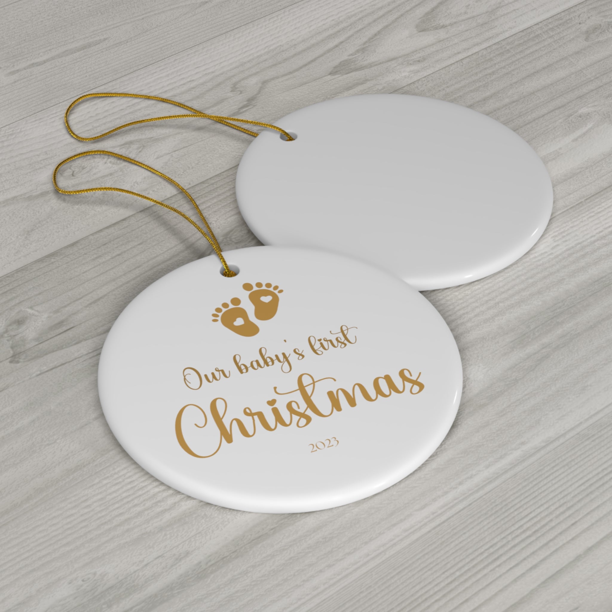 Baby’s First Christmas Ornament - MrsClutterWorth