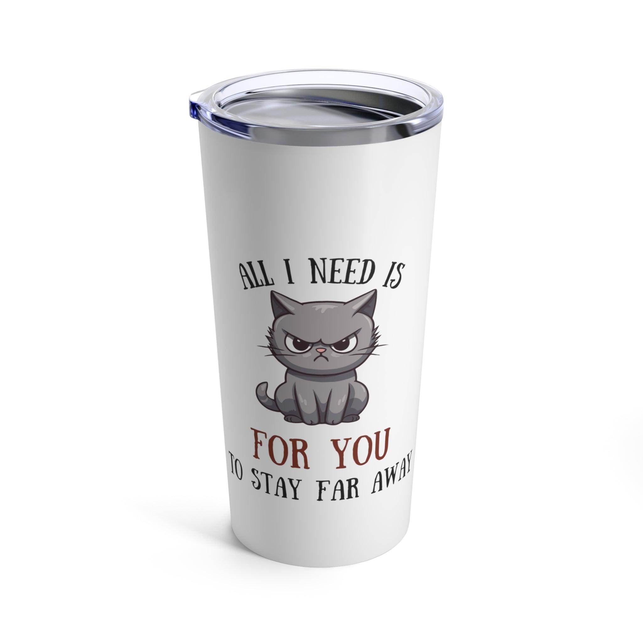 Grumpy Cat Tumbler - MrsClutterWorth