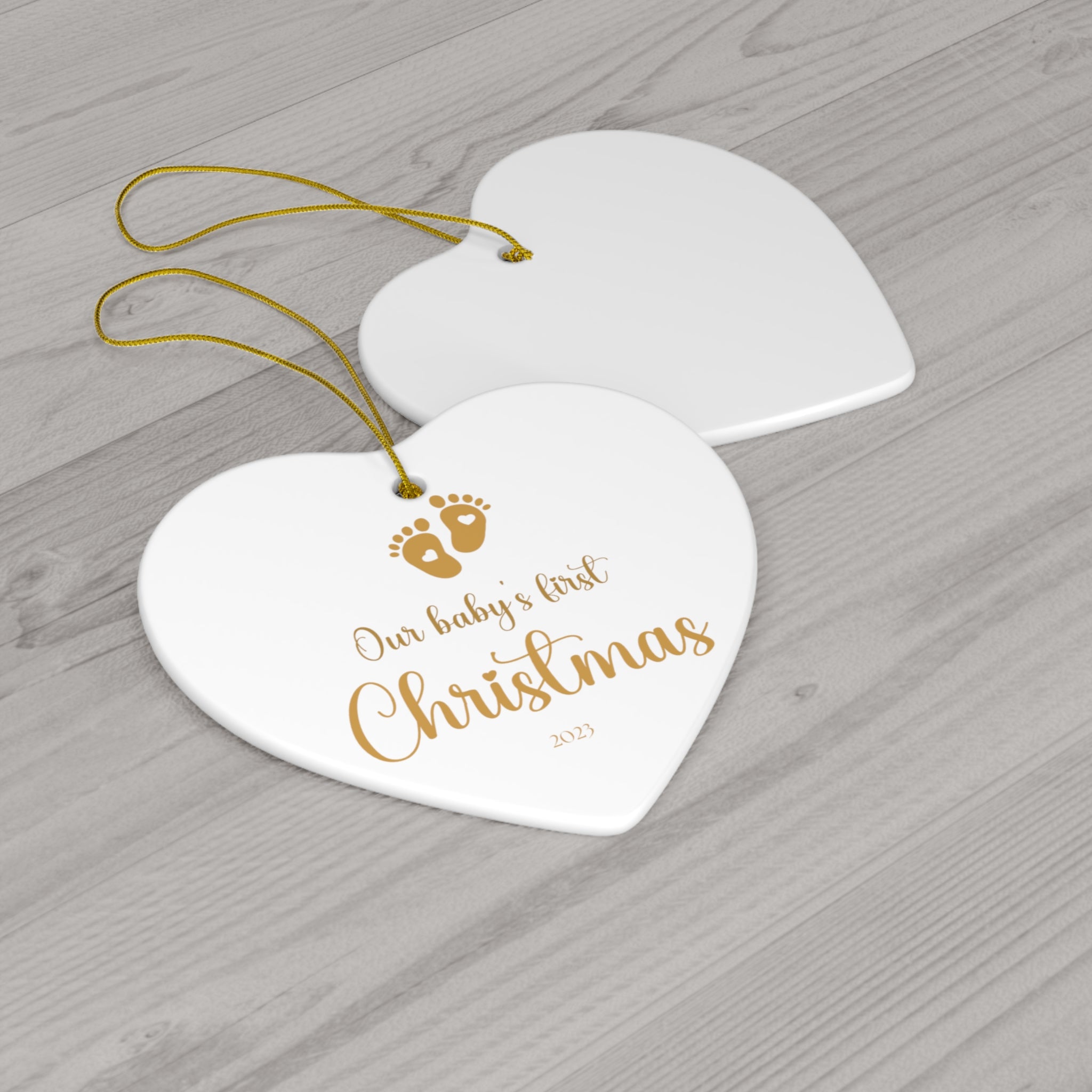 Baby’s First Christmas Ornament - MrsClutterWorth