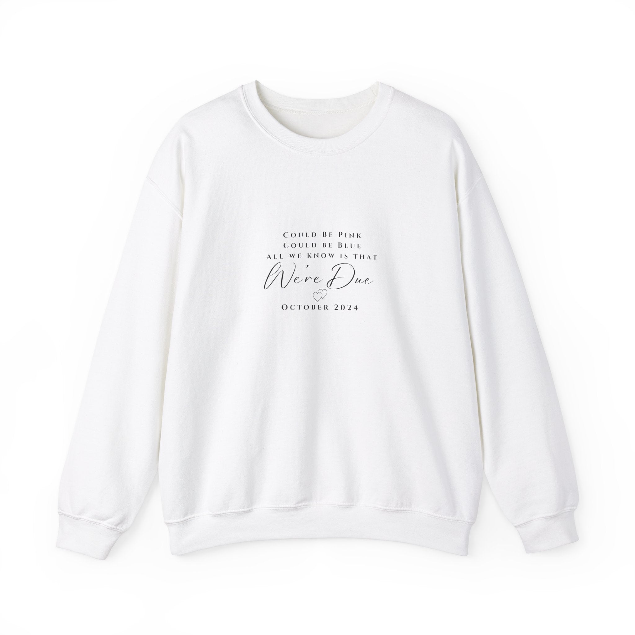 Bundle of Joy Pregnancy Reveal Unisex Crewneck Sweatshirt - MrsClutterWorth