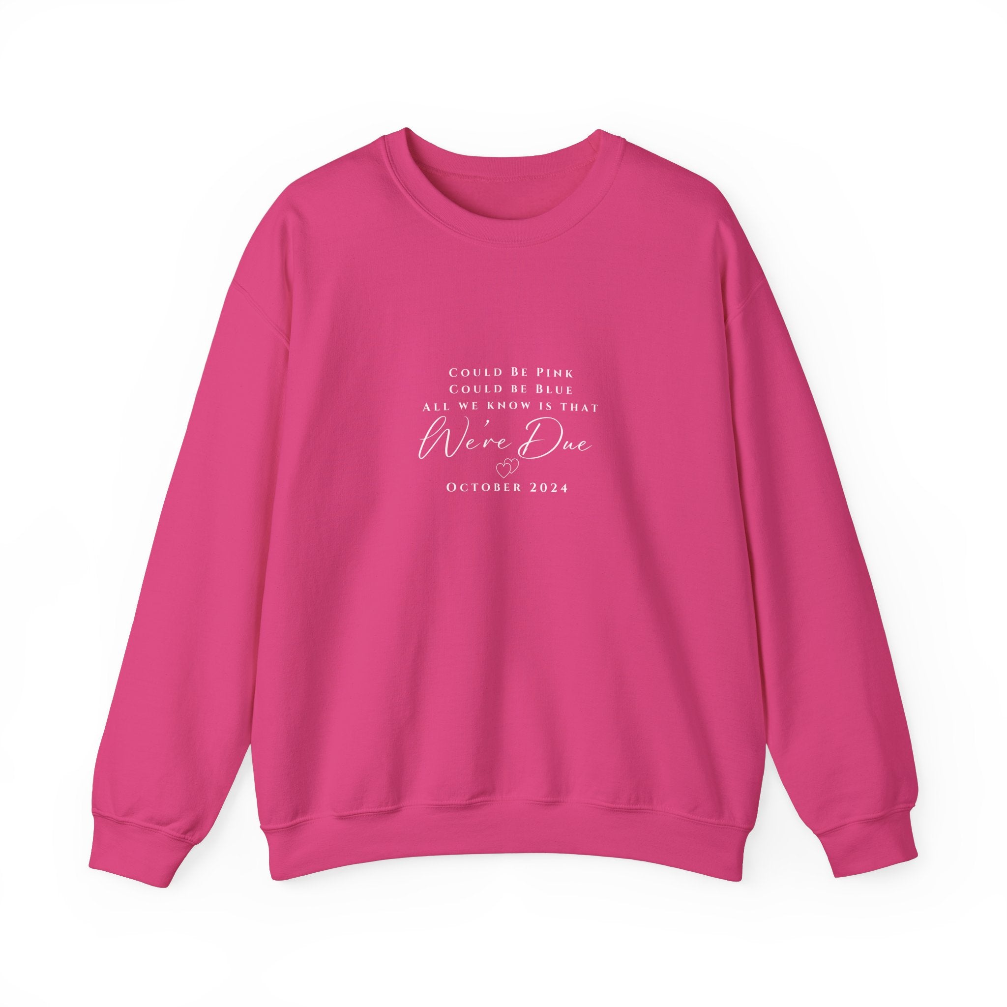 Bundle of Joy Pregnancy Reveal Unisex Crewneck Sweatshirt - MrsClutterWorth