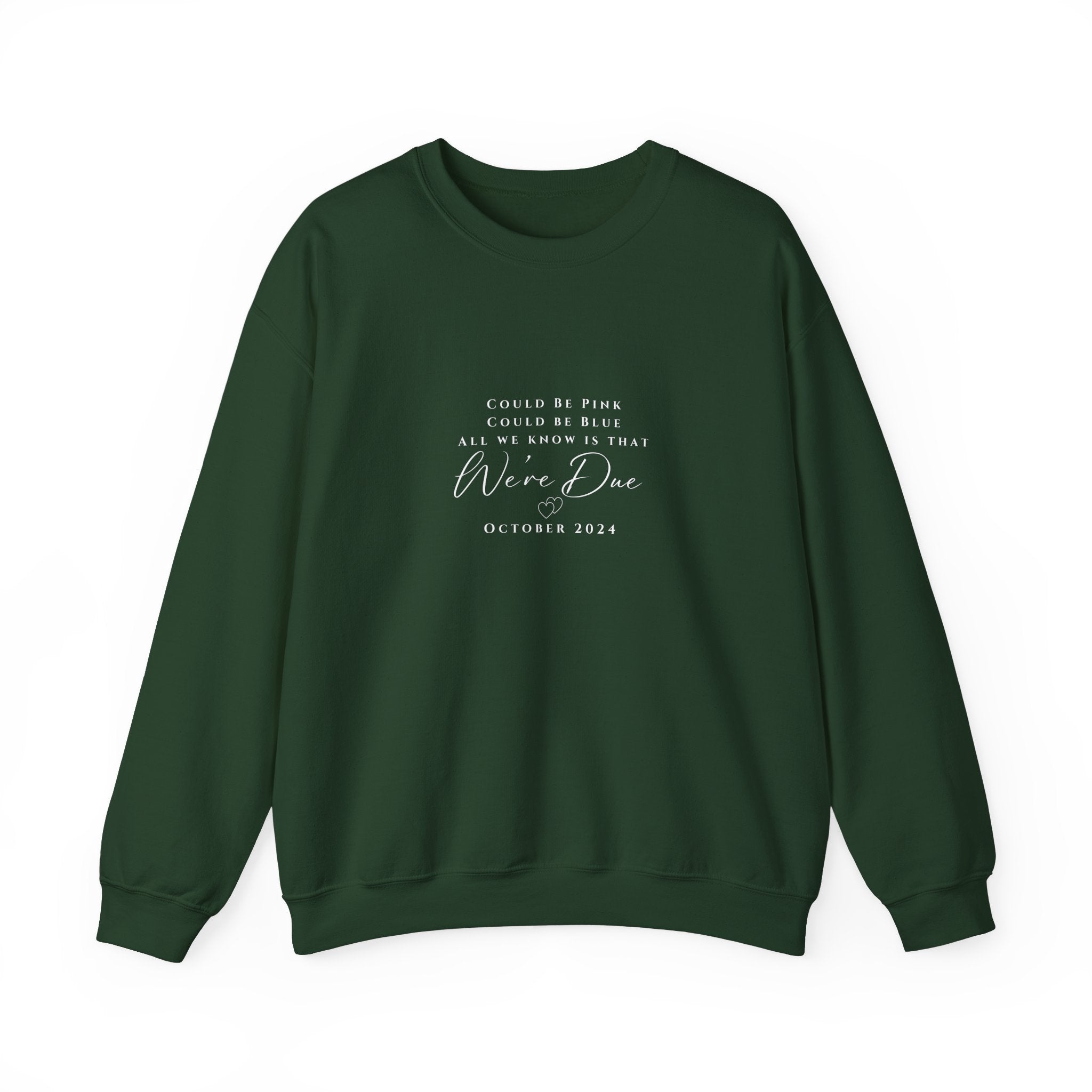 Bundle of Joy Pregnancy Reveal Unisex Crewneck Sweatshirt - MrsClutterWorth