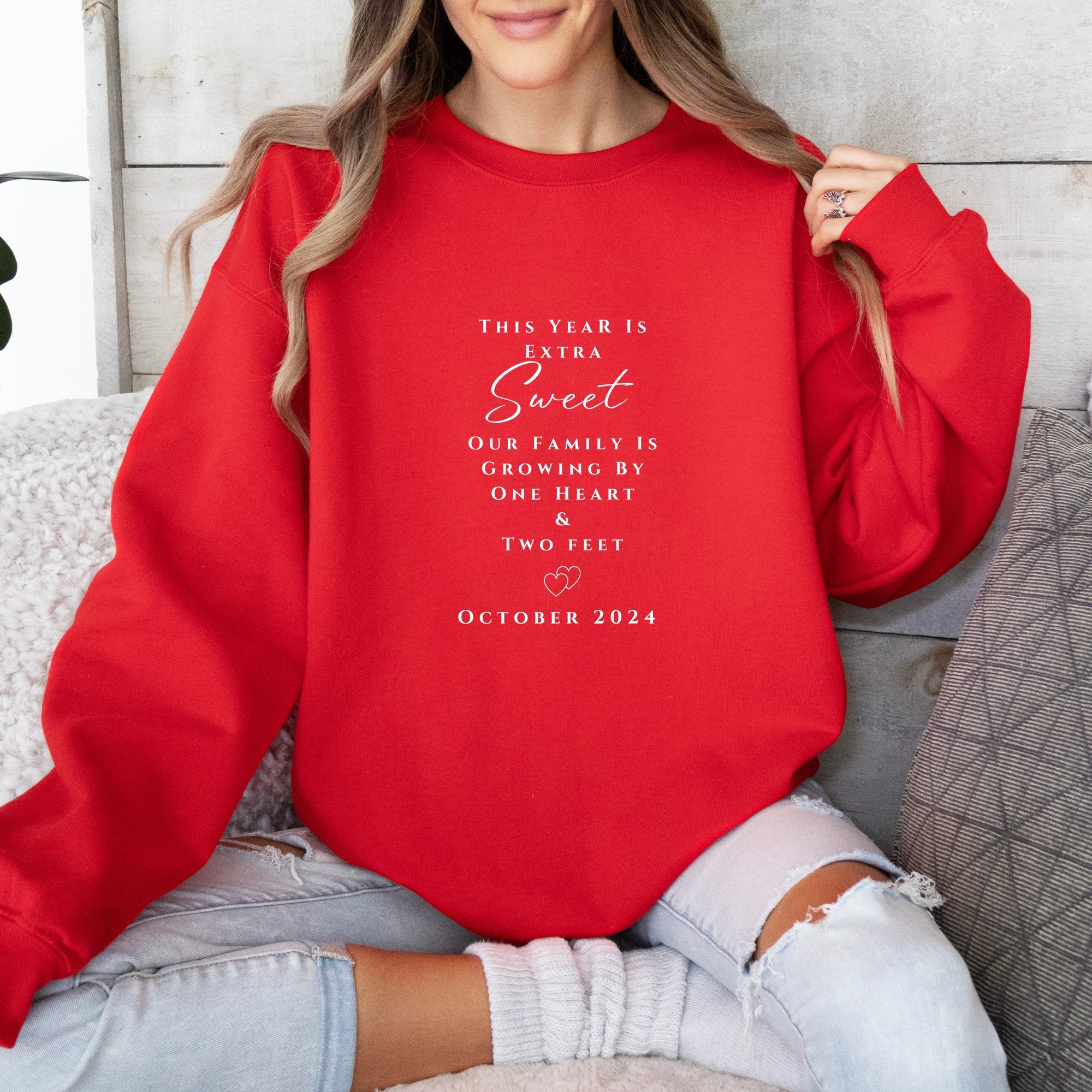 Baby on Board Reveal Unisex Crewneck Sweatshirt - MrsClutterWorth