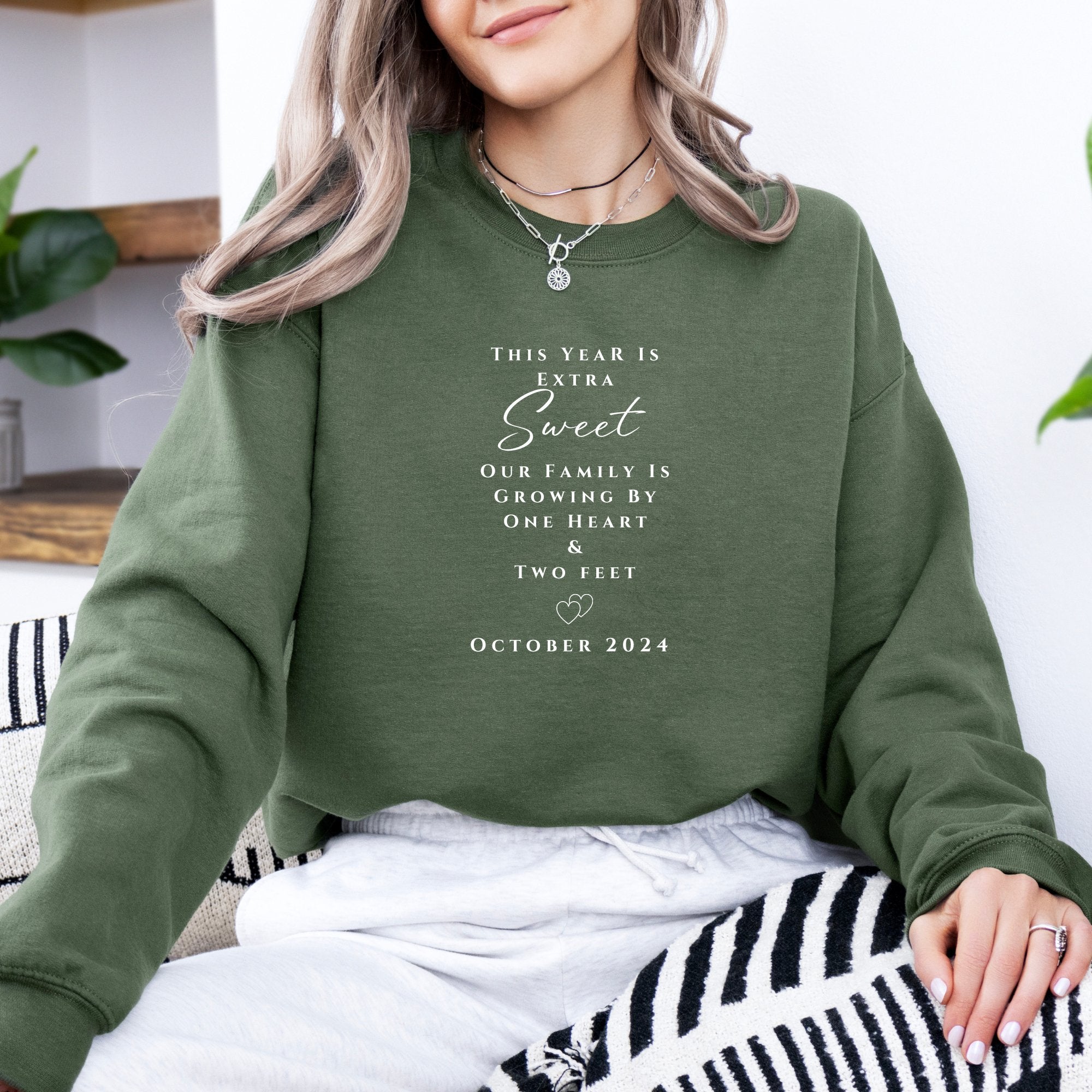 Baby on Board Reveal Unisex Crewneck Sweatshirt - MrsClutterWorth