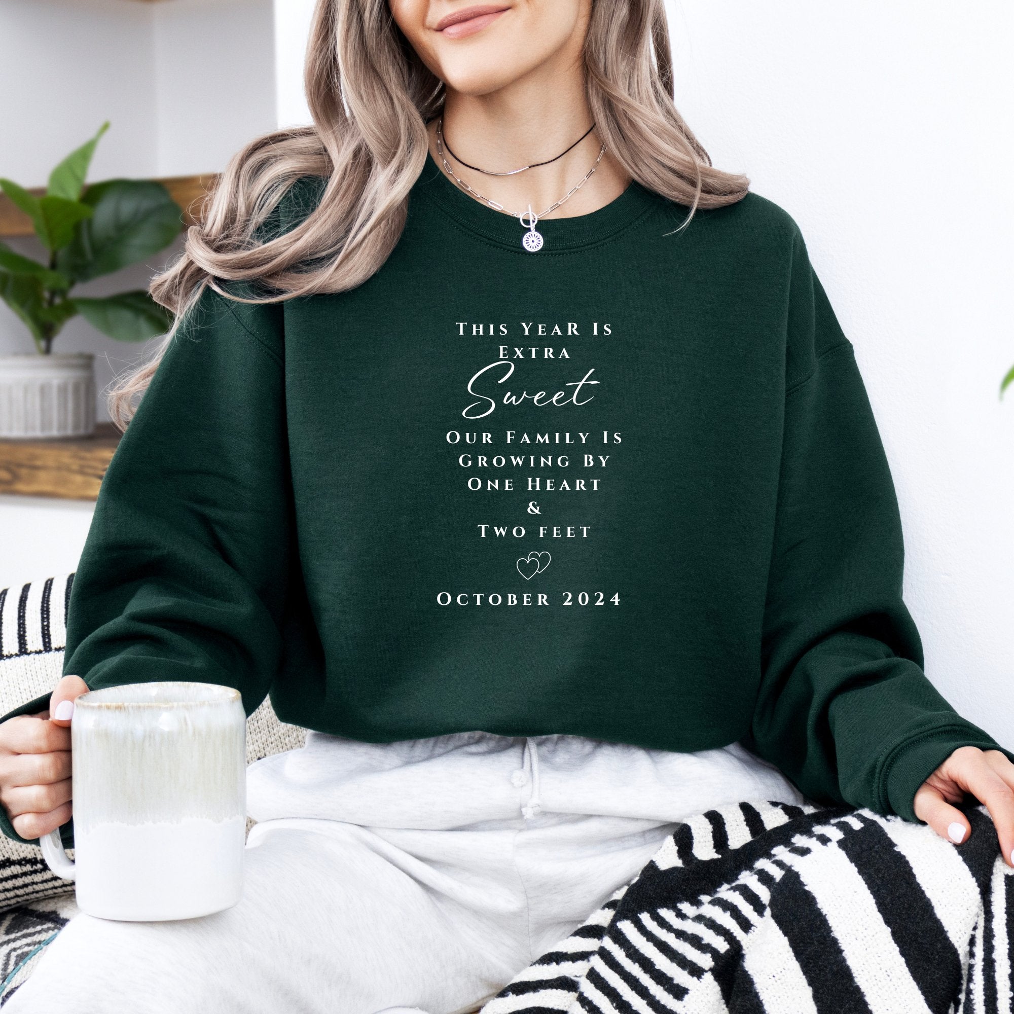 Baby on Board Reveal Unisex Crewneck Sweatshirt - MrsClutterWorth