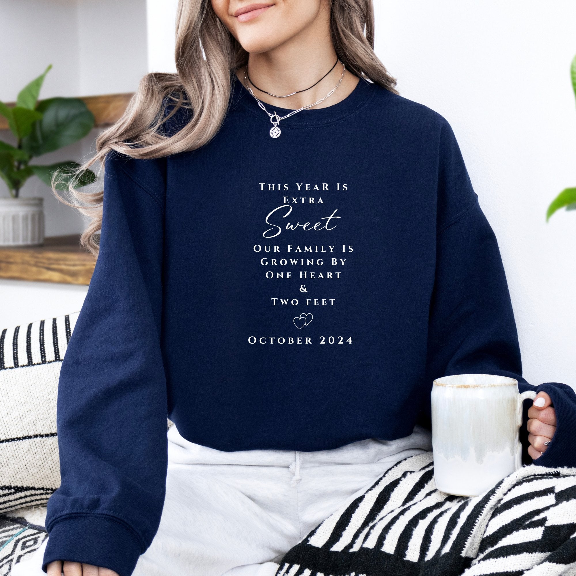 Baby on Board Reveal Unisex Crewneck Sweatshirt - MrsClutterWorth