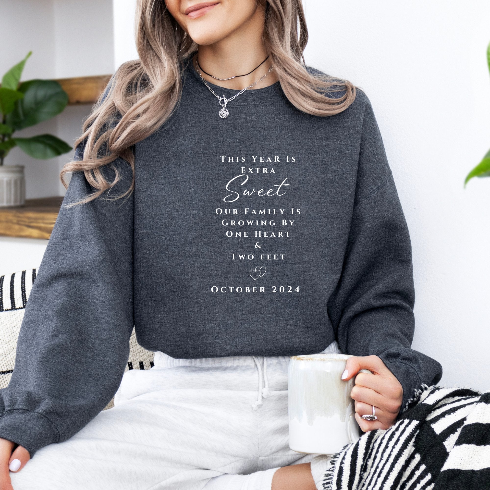 Baby on Board Reveal Unisex Crewneck Sweatshirt - MrsClutterWorth