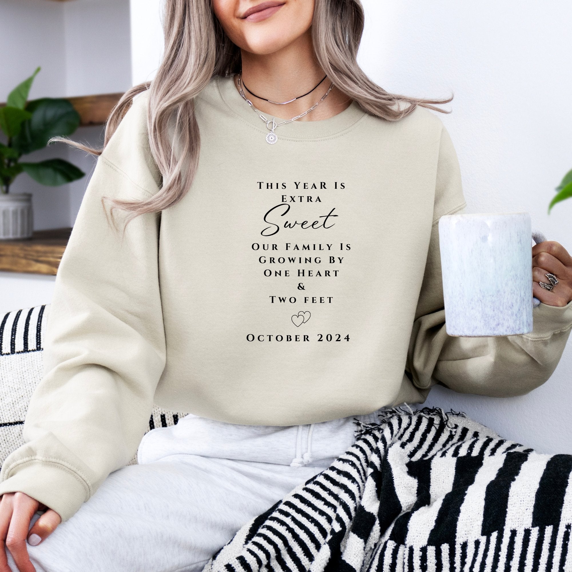 Baby on Board Reveal Unisex Crewneck Sweatshirt - MrsClutterWorth