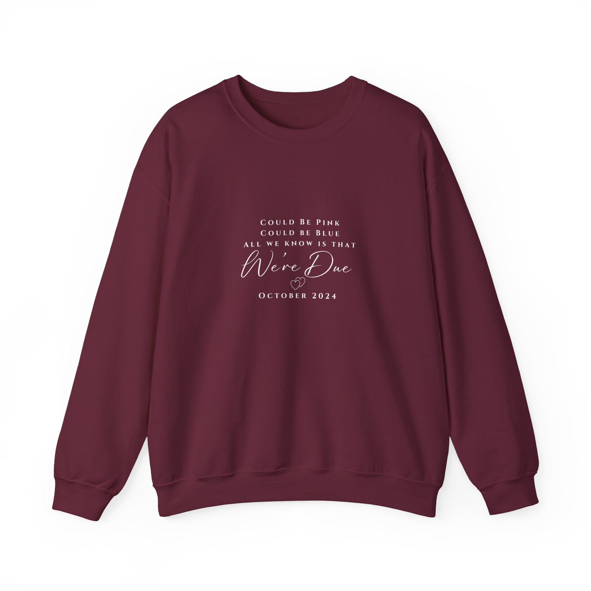 Bundle of Joy Pregnancy Reveal Unisex Crewneck Sweatshirt - MrsClutterWorth