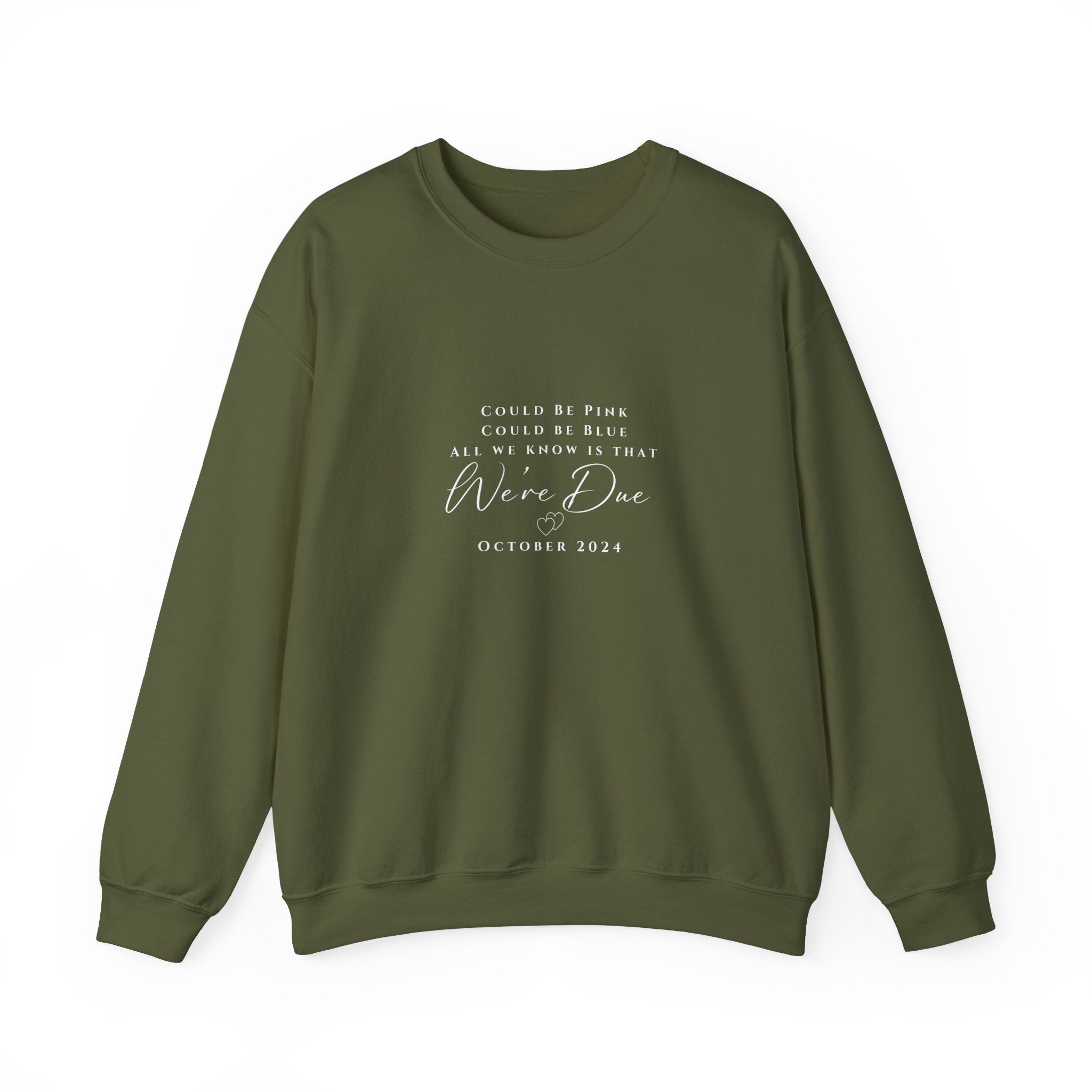 Bundle of Joy Pregnancy Reveal Unisex Crewneck Sweatshirt - MrsClutterWorth