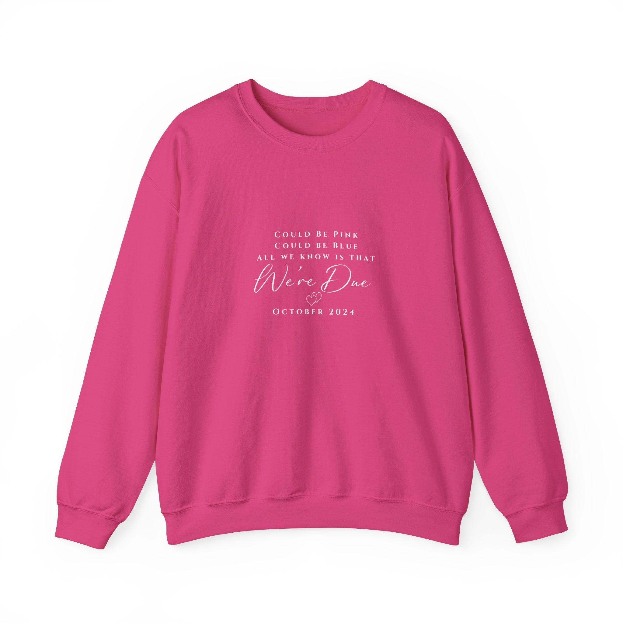 Bundle of Joy Pregnancy Reveal Unisex Crewneck Sweatshirt - MrsClutterWorth