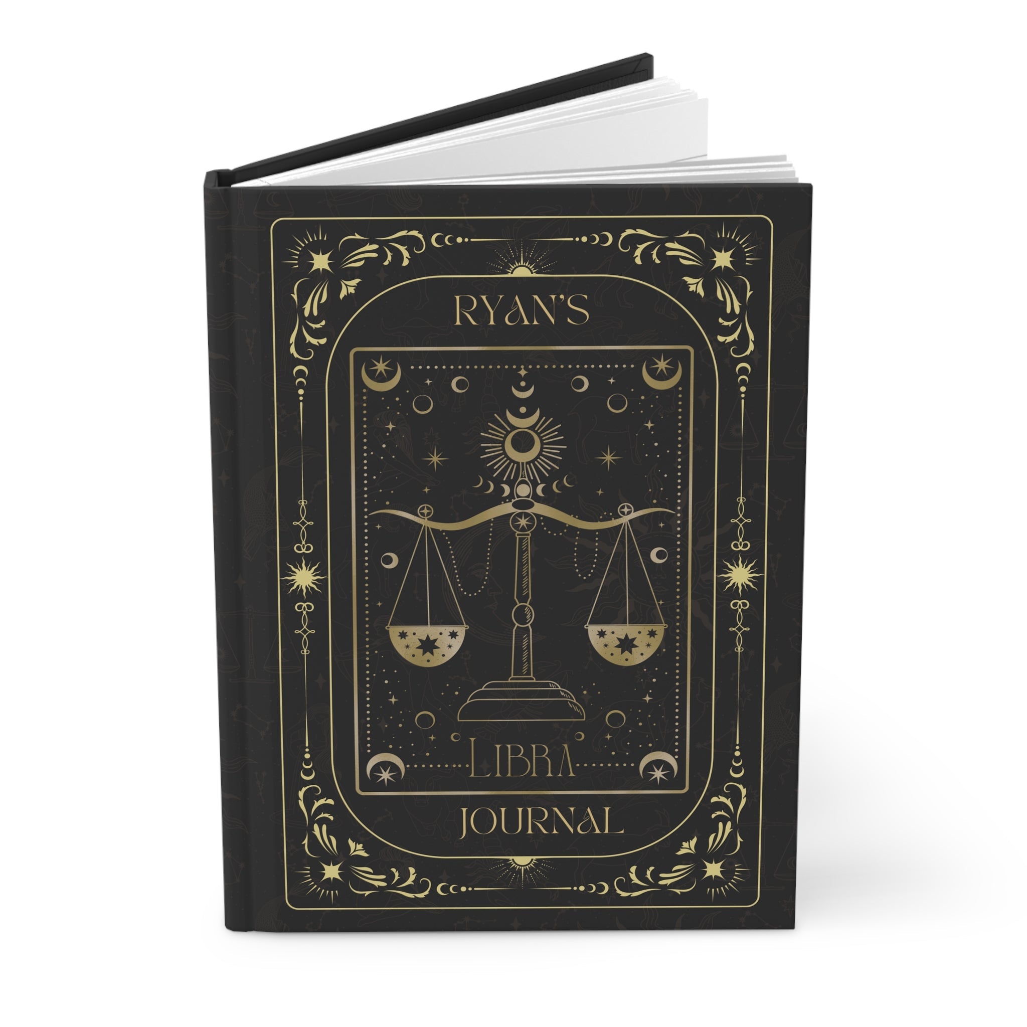 Libra Luxe: Sleek Custom Journal - MrsClutterWorth