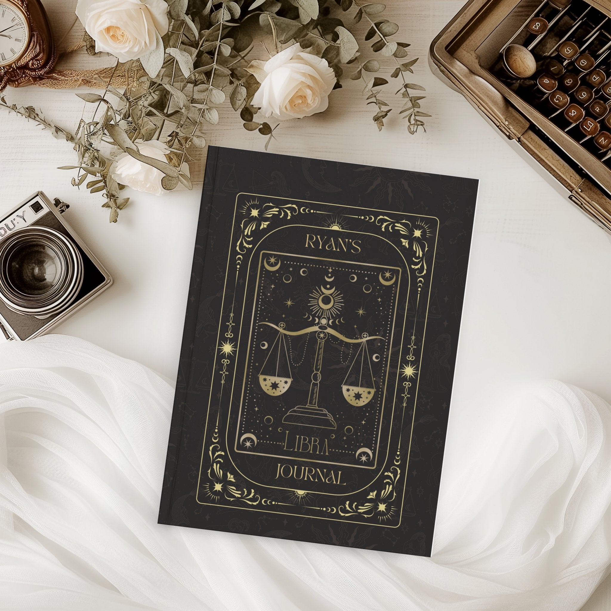 Libra Luxe: Sleek Custom Journal - MrsClutterWorth