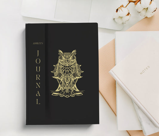 Mystic Spirit Animal Mandala Journal | Owl - MrsClutterWorth